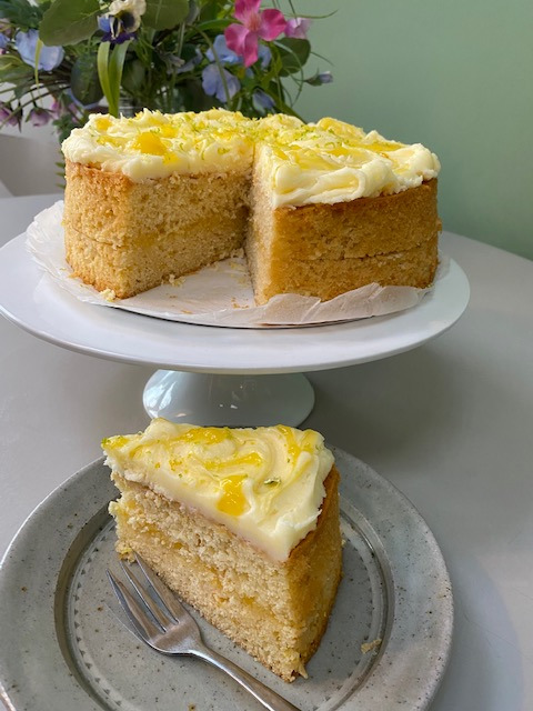 Lemon Curd Cake